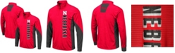 Colosseum Men's Scarlet Nebraska Huskers Bart Windshirt Quarter-Zip Pullover Jacket